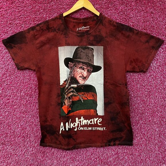 Freddy Krueger A Nightmare On Elm Street Tie Dye T-Shirt Large - Picture 1 of 4